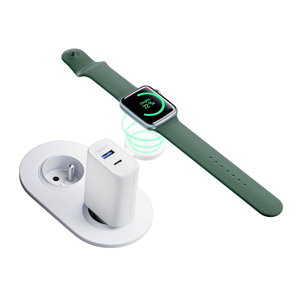 Hálózati töltő 3MK Hardy 2in1, 33W, 3A, 1 x USB-A - 1 x USB-C, Fehér