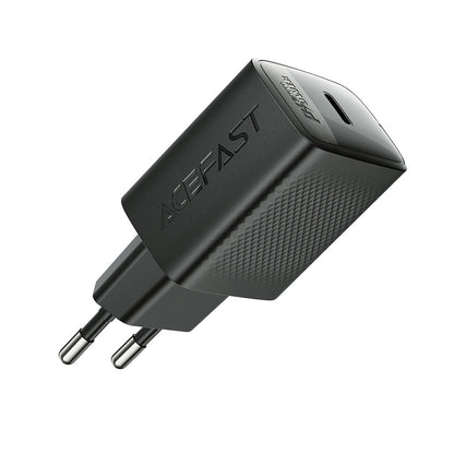 Acefast A104 hálózati töltő, 25W, 3A, 1 x USB-C, Fekete