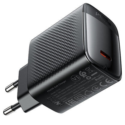 Acefast A112 hálózati töltő, 45W, 3A, 1 x USB-C, Fekete