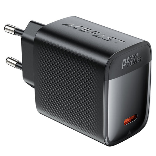 Acefast A112 hálózati töltő, 45W, 3A, 1 x USB-C, Fekete