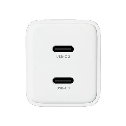 Allity Hálózati Töltő. ATC-01-45WCC Fast, 45W, 3A, 2 x USB-C, Fehér
