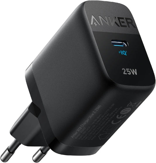 Anker 312 Ace hálózati töltő, 25W, 1 x USB-C, Fekete A2642G11