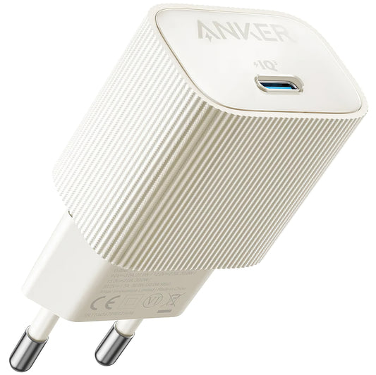 Hálózati töltő Anker 511 Nano 4, 30W, 3A, 1 x USB-C, fehér A2337G21 