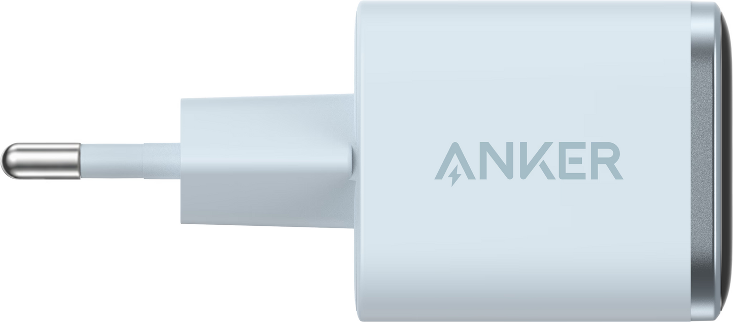 Anker Nano Display hálózati töltő, 45W, 3A, 1 x USB-C, Kék A121DG31