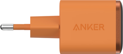 Anker Nano Display hálózati töltő, 45W, 3A, 1 x USB-C, Narancssárga A121DGO1