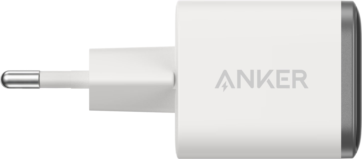 Anker Nano Display hálózati töltő, 45W, 3A, 1 x USB-C, Fehér A121DG21