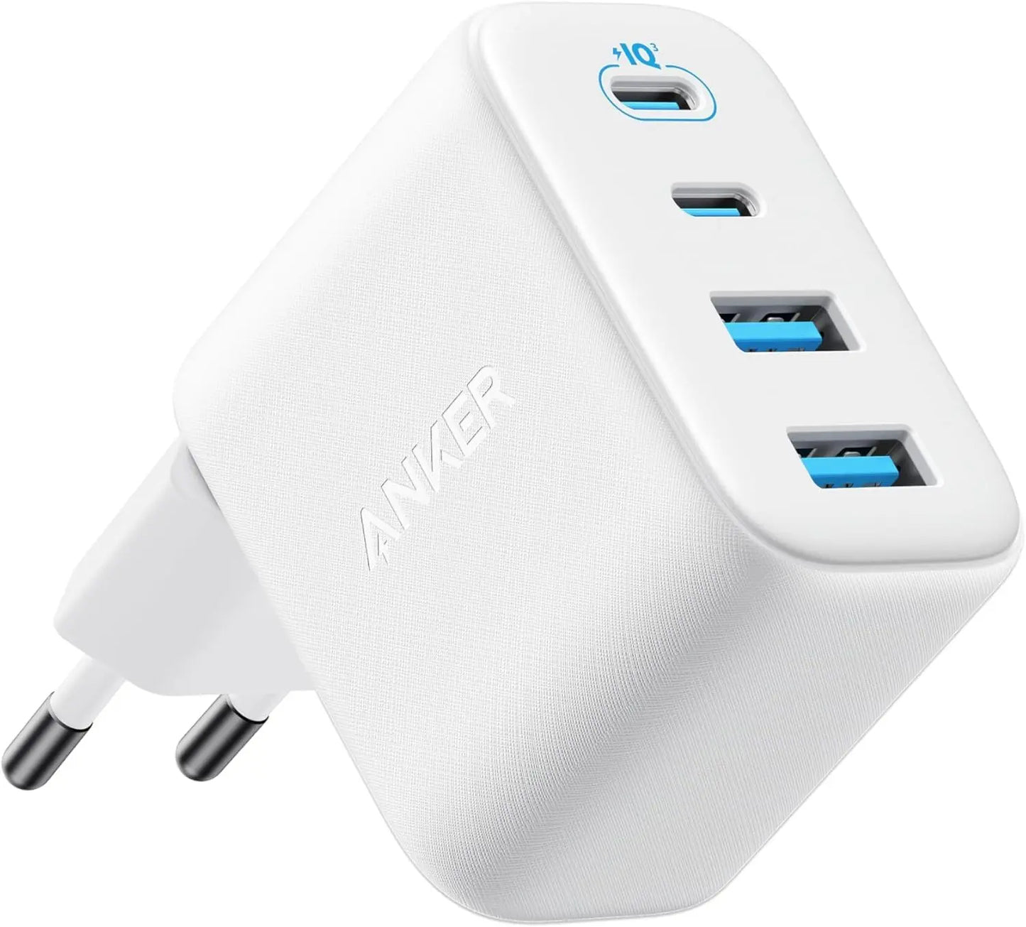 Anker Zolo hálózati töltő, 50W, 3A, 2 x USB-A - 2 x USB-C, Fehér