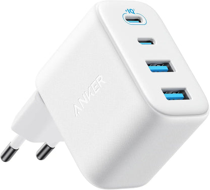 Anker Zolo hálózati töltő, 50W, 3A, 2 x USB-A - 2 x USB-C, Fehér