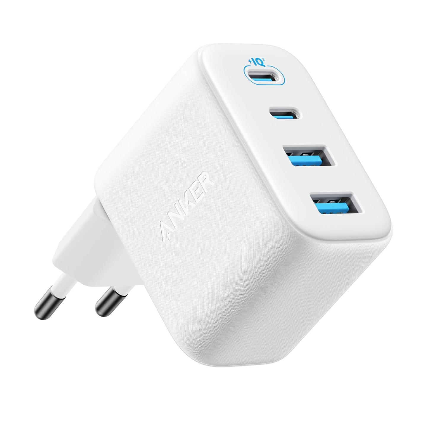 Anker Zolo hálózati töltő, 50W, 3A, 2 x USB-A - 2 x USB-C, Fehér A121EG21