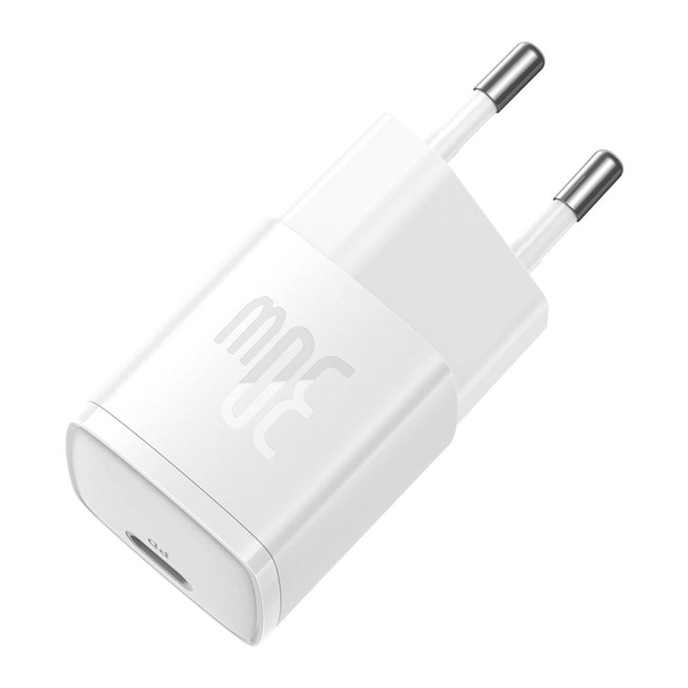 Baseus Cube Pro hálózati töltő, 30W, 3A, 1 x USB-C, Fehér CCXF000302