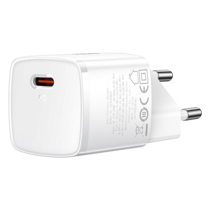 Baseus Cube Pro hálózati töltő, 30W, 3A, 1 x USB-C, Fehér CCXF000302