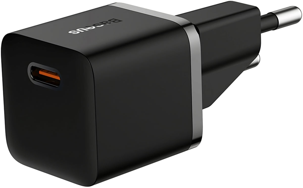 Hálózati töltő Baseus GaN5 Mini, 20W, 3A, 1 x USB-C, fekete CCGN0501010101 