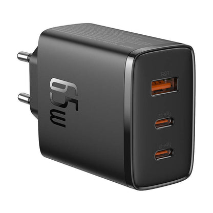 Baseus OS-Cube Pro hálózati töltő, 65W, 3.25A, 1 x USB-A - 2 x USB-C, Fekete P10152301113-00