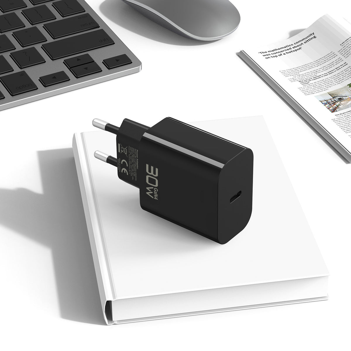 Blavec BC-14 hálózati töltő, 30 W, 3 A, 1 × USB-C, fekete
