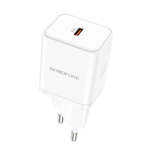 Borofone BN6 Field hálózati töltő, 20W, 3A, 1 x USB-C, Fehér