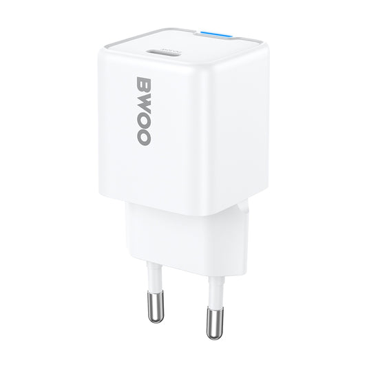 BWOO CDA211 Hálózati Töltő, 30W, 3A, 1 x USB-C, Fehér