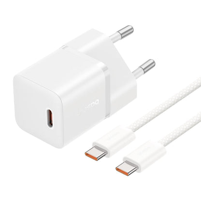 Hálózati töltő USB-C kábellel Baseus GaN5, 20W, 3A, 1 x USB-C, Fehér P10110900213-01