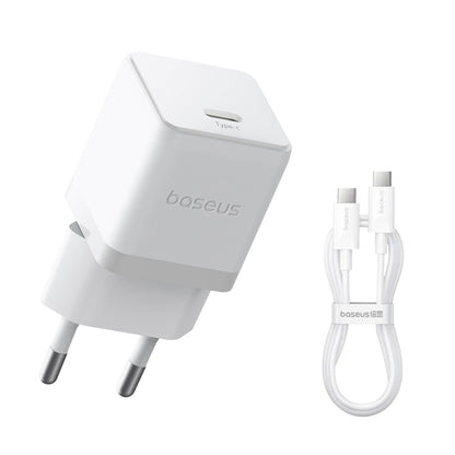 Baseus Palm USB-C kábel hálózati töltő, 20W, 3A, 1 x USB-C, Fehér P10111602213-01