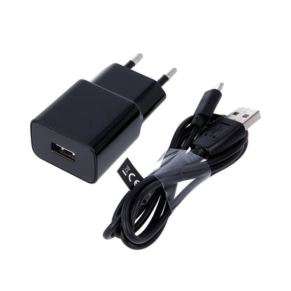 Hálózati töltő microUSB kábellel MaXlife MXTC-01, 10.5W, 2.1A, 1 x USB-A, Fekete