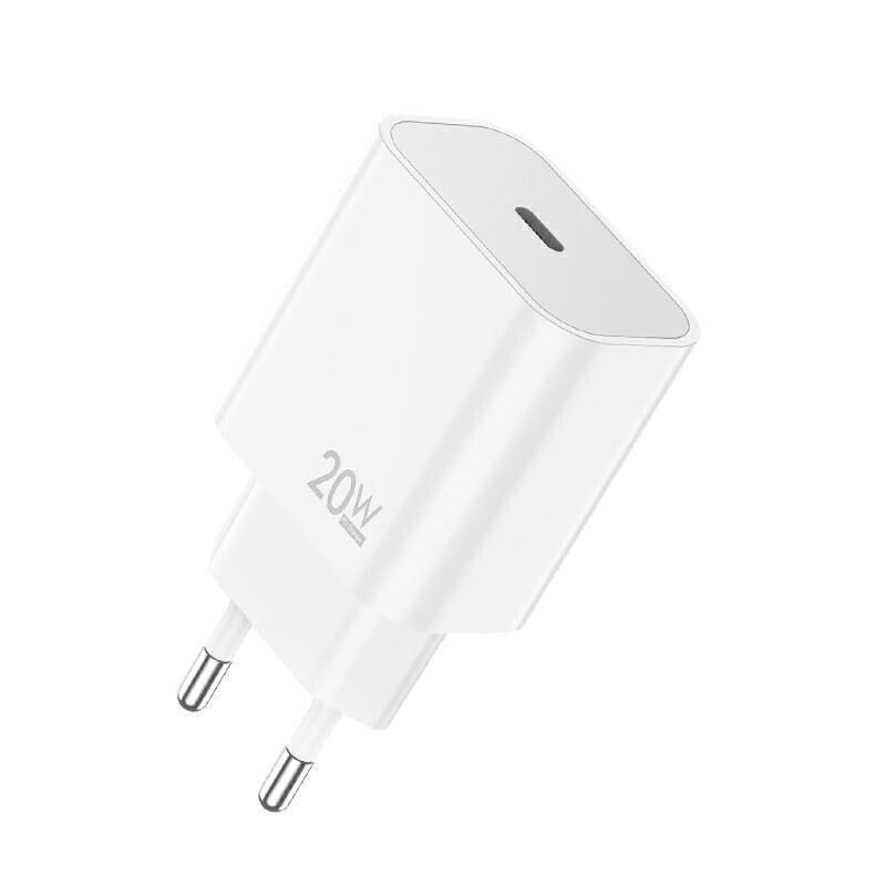 Sendem OG73 USB-C Kábellel ellátott Hálózati Töltő, 20W, 3A, 1 x USB-C, Fehér