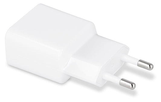 USB-C kábeles hálózati töltő MaXlife MXTC-01, 10,5W, 2,1A, 1 x USB-A, Fehér