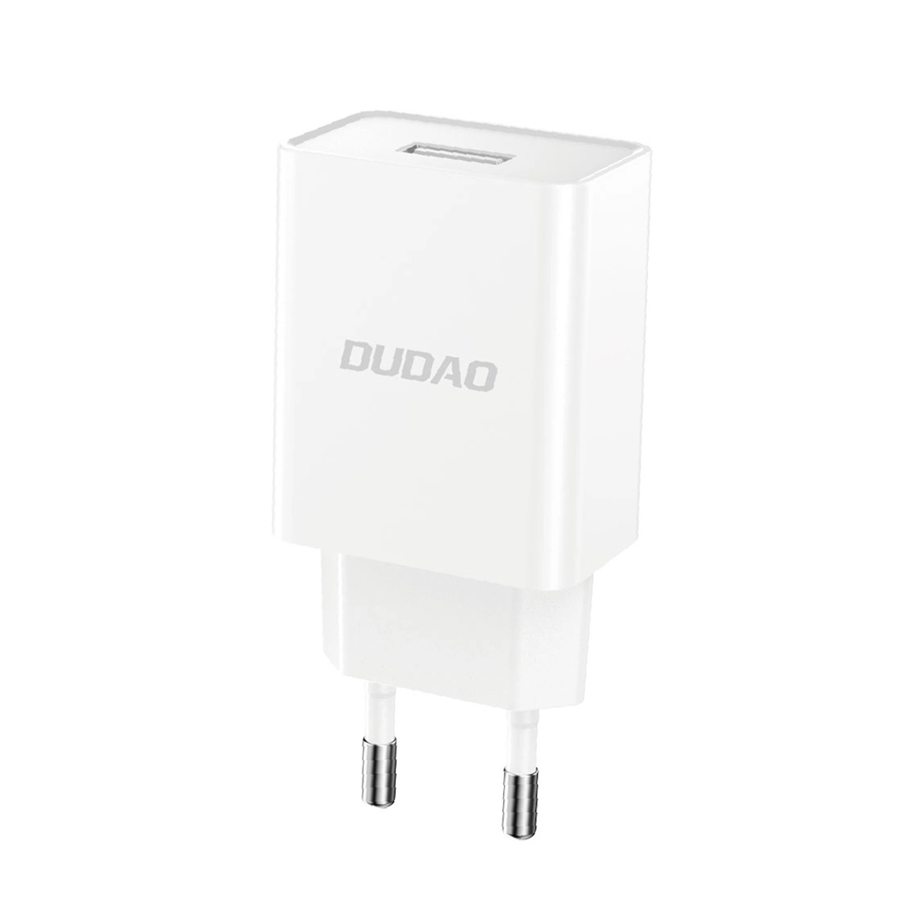 Hálózati töltő USB-C kábellel Dudao A4EU, 10W, 2.1A, 1 x USB-A, Fehér