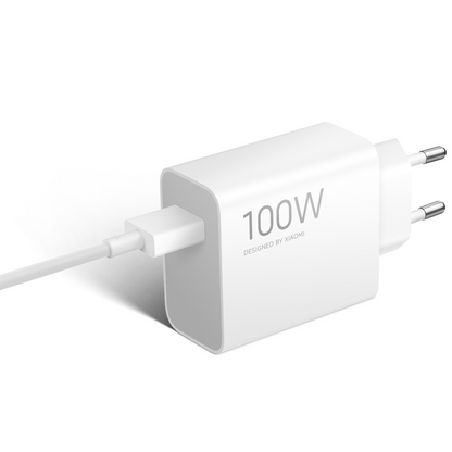 Xiaomi MY-19-ER USB-C Kábeles Hálózati Töltő, 100W, 6.1A, 1 x USB-A, Fehér BHR095VEU