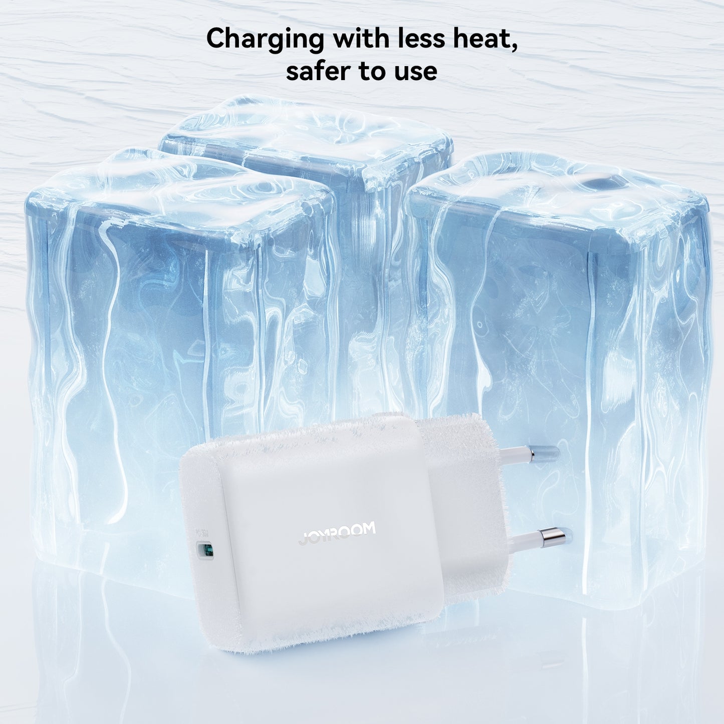 Hálózati töltő USB-C kábellel Joyroom JR-TCF24, 30W, 3A, 1 x USB-C, Fehér