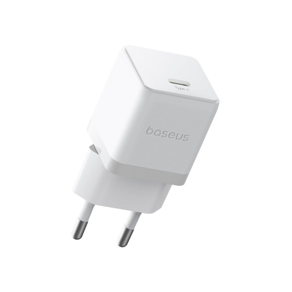 Baseus Palm USB-C hálózati töltő kábellel, 30W, 3A, 1 x USB-C, Fehér P10111605213-01