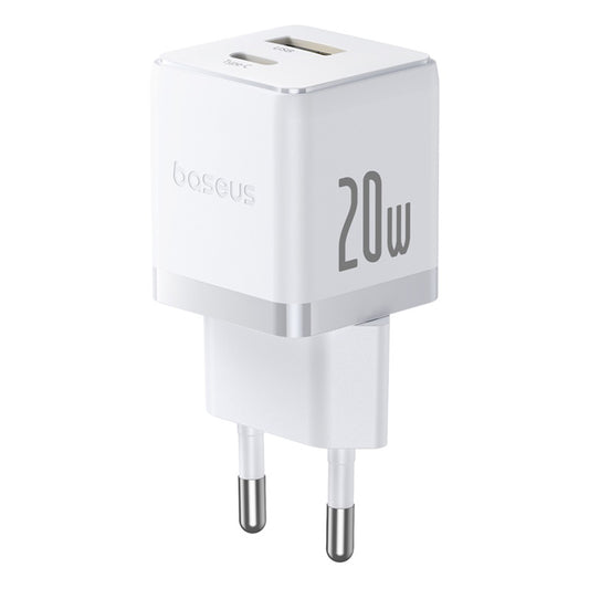 Baseus Palm USB-C kábel hálózati töltő, 20W, 3A, 1 x USB-A - 1 x USB-C, Fehér P10111608213-01