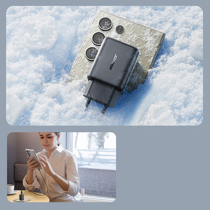 Hálózati töltő USB-C kábellel Joyroom JR-TCF23, 25W, 3A, 1 x USB-C, Fekete