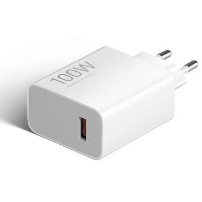 Xiaomi MY-19-ER USB-C Kábeles Hálózati Töltő, 100W, 6.1A, 1 x USB-A, Fehér BHR095VEU