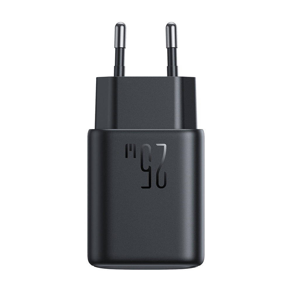 Hálózati töltő USB-C kábellel Joyroom JR-TCF23, 25W, 3A, 1 x USB-C, Fekete