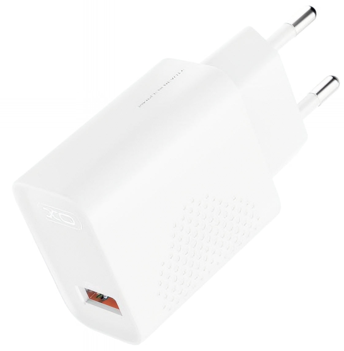 Hálózati töltő USB-C kábellel XO Design L159, 18W, 3A, 1 x USB-A, Fehér
