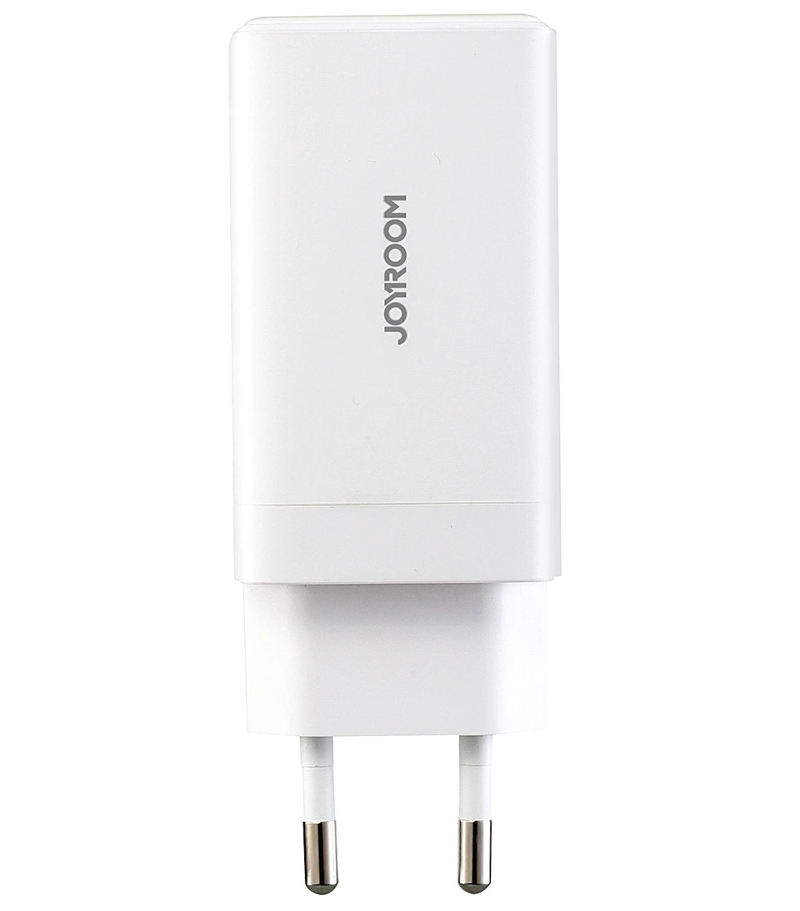 Hálózati töltő USB-C kábellel Joyroom JR-TG10, 65W, 3.25A, 1 x USB-A - 2 x USB-C, Fehér