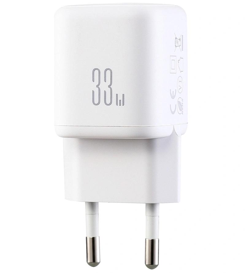 Hálózati töltő Lightning kábellel Joyroom JR-TG7, 33W, 3A, 1 x USB-A - 1 x USB-C, Fehér