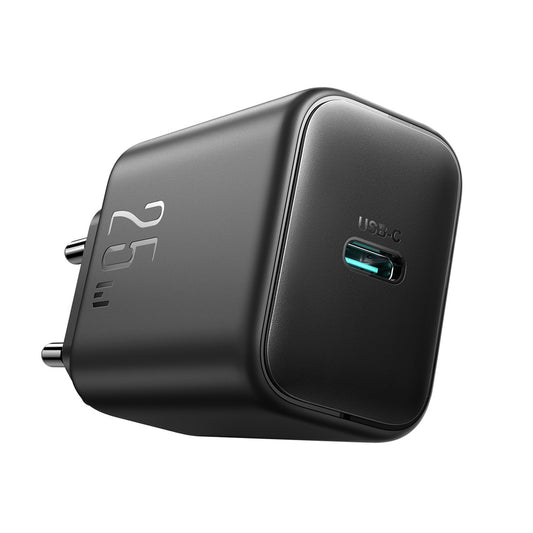 Hálózati töltő USB-C kábellel Joyroom JR-TCF23, 25W, 3A, 1 x USB-C, Fekete