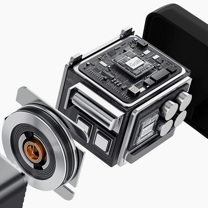 Dudao A67EU USB-C kábelhálózati töltő, 67W, 3.35A, 1 x USB-A - 1 x USB-C, Fekete