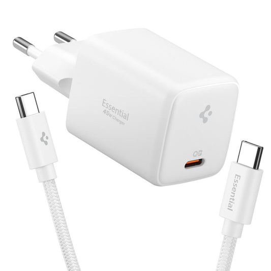 Spigen EE451EU Essential USB-C hálózati töltő, 45W, 3A, 1 x USB-C, fehér ACH09473