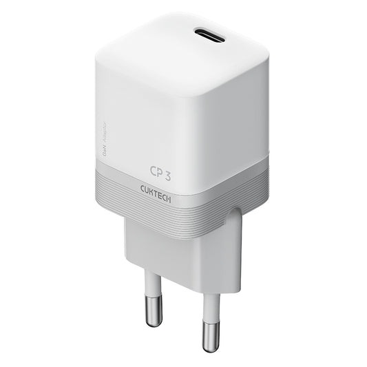Cuktech hálózati töltő, 40W, 3A, 1 x USB-C, Fehér CKAC301SEUWH