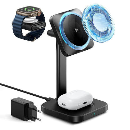 ESR CryoBoost 3in1 vezeték nélküli hálózati töltő, 25W, 1.67A, Fekete