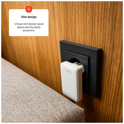 Hálózati töltő Fixed, 30W, 3A, 1 x USB-C, Fehér