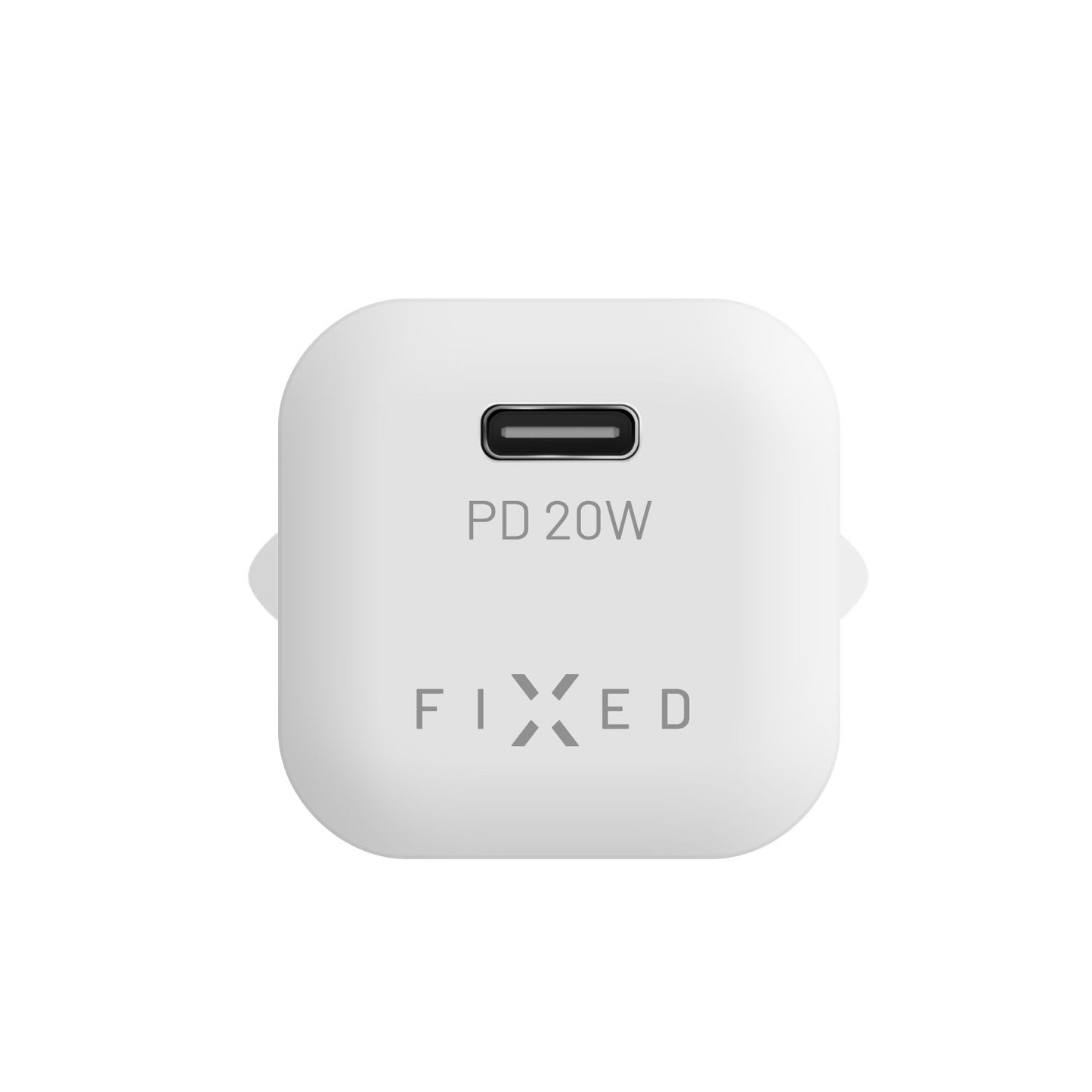 Fixed Mini hálózati töltő, 20W, 3A, 1 x USB-C, Fehér