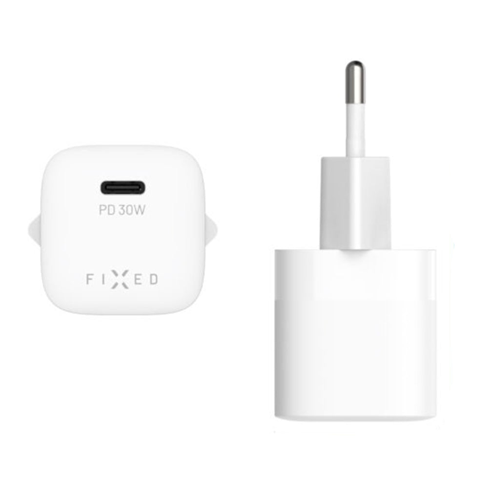 Fixed Mini2 hálózati töltő, 30W, 3A, 1 x USB-C, Fehér