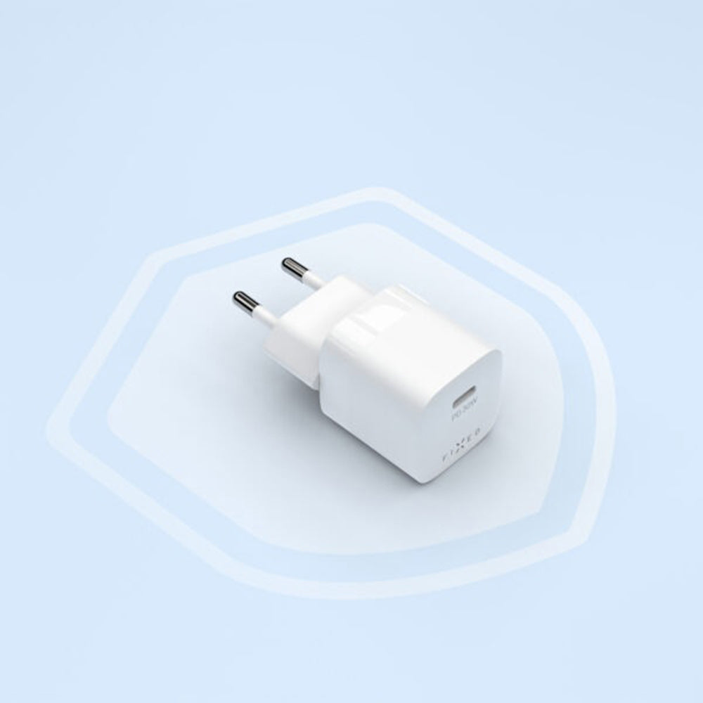 Fixed Mini2 hálózati töltő, 30W, 3A, 1 x USB-C, Fehér