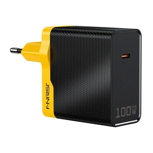 Fnirsi hálózati töltő, 100W, 5A, 1 x USB-C, fekete