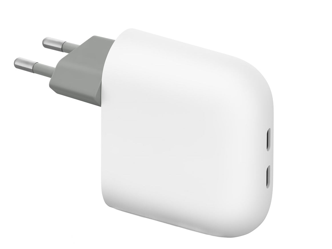 Google Hálózati Töltő, 67W, 4A, 2 x USB-C, Fehér GA09856-EU