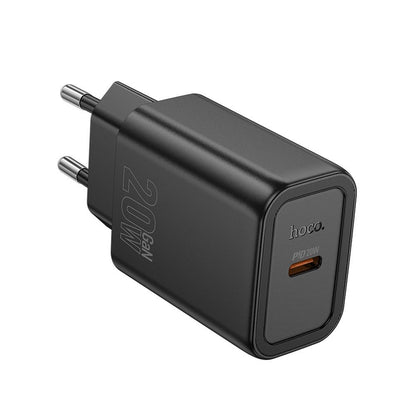 HOCO N60 hálózati töltő, 20W, 3A, 1 x USB-C, Fekete