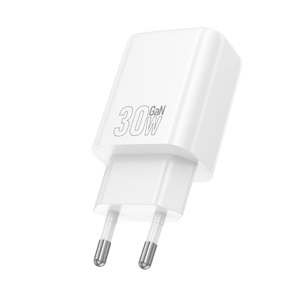 HOCO N62 Hálózati Töltő, 30W, 3A, 1 x USB-C, Fehér