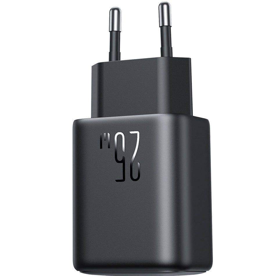 Joyroom JR-TCF13 Hálózati Töltő, 25W, 3A, 1 x USB-A - 1 x USB-C, Fekete